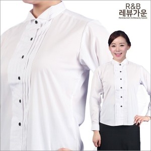 리코 SE04 홀서빙유니폼 서빙유니폼 연주복 레스토랑 홀복 여성셔츠