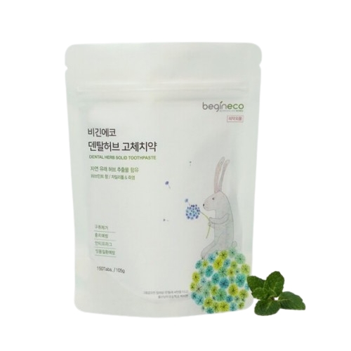 바이오켐코리아 비긴에코 덴탈허브 고체치약 105g