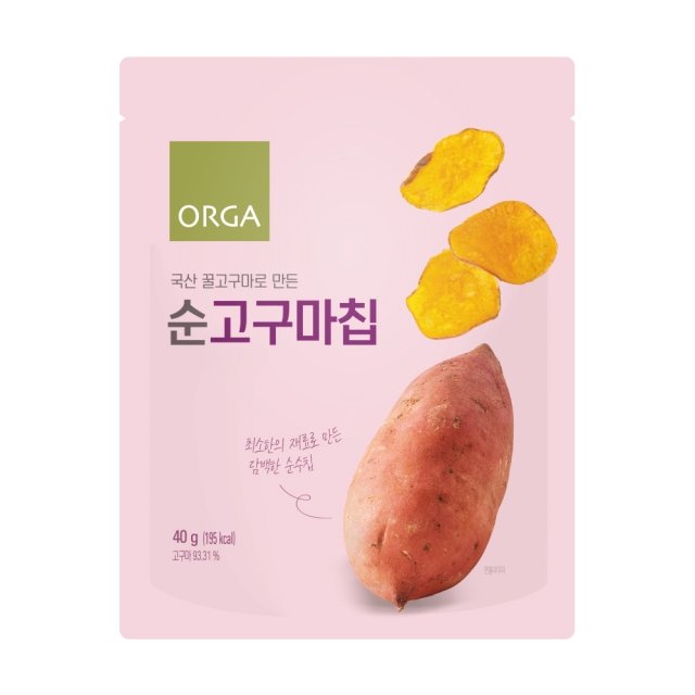 올가홀푸드 순 고구마칩 40g