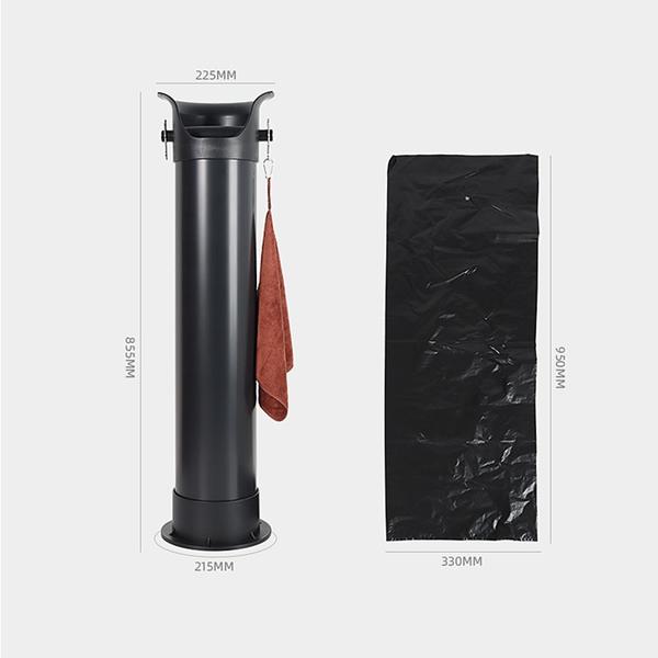 공구함 커피 대용량 고 슬래그 상업용 바 플라스틱 분말 노킹 박스 지원