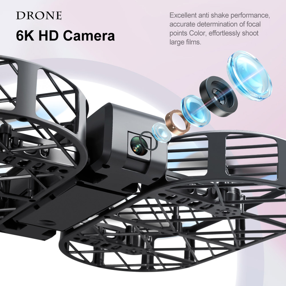 새로운 4DRC V38 접이식 드론 6K HD 카메라 항공 사진 WIFI 그리드 보호 제스처 아이의 장난감
