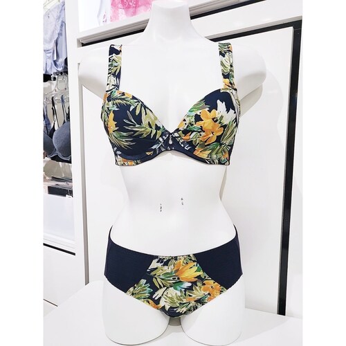 비비안 비비안 수비비안 세트 고급스러운 야자수 어깨끈 여성 브라팬티 세트 NC 75A 90 BR9568 BP9568H