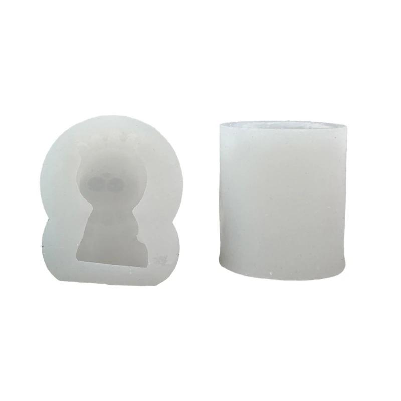 실리콘 DIY 3D 아로마테라피 주조 수제 선물 비누 케이크 공예 장식 주형