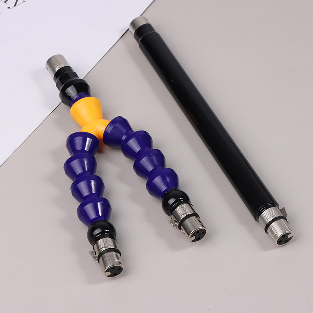 3XLR 왕복 기계 익스텐션 로드 튜브 조절 가능한 구부릴 수 강력한 커넥터 전기 도구