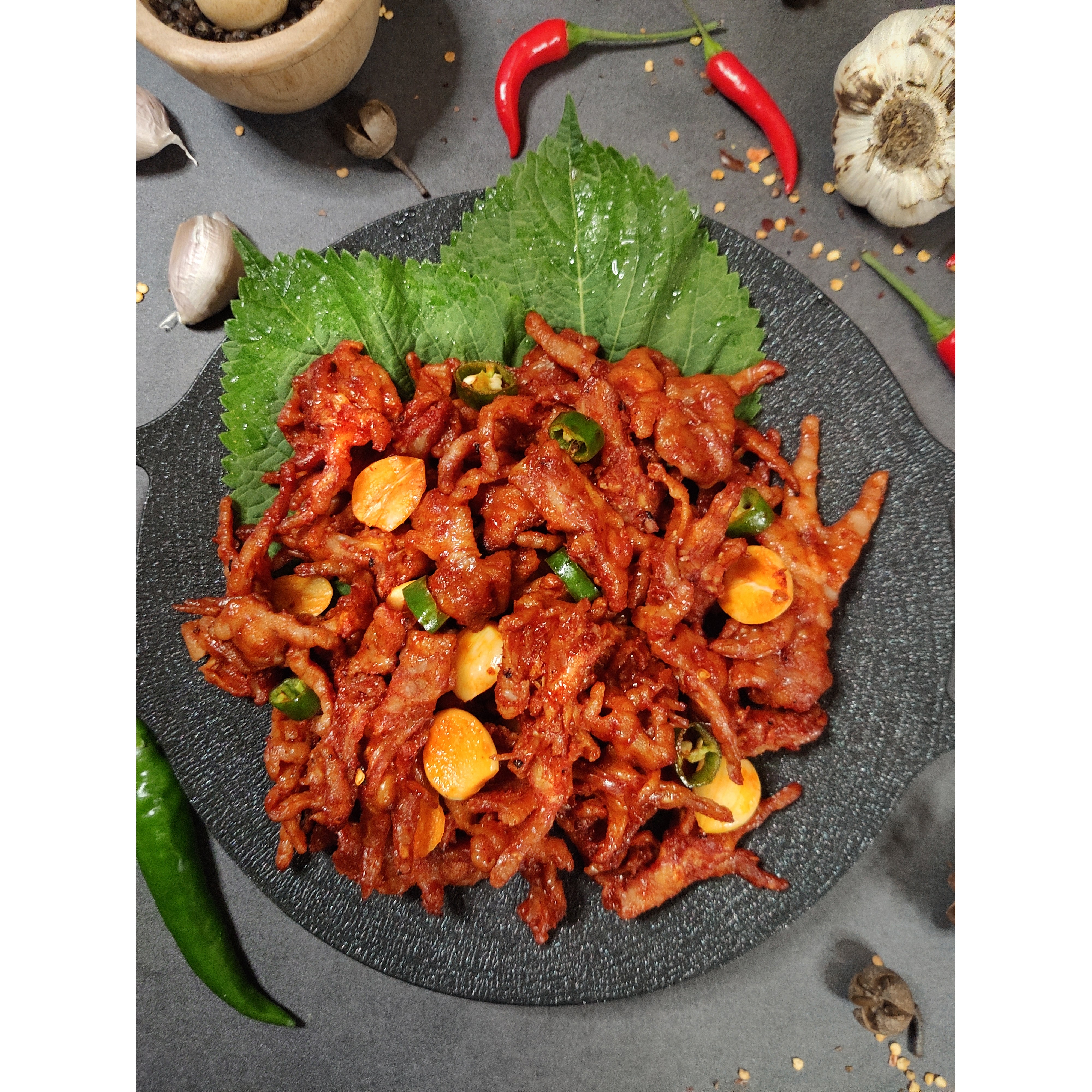 엔터푸드 직화무뼈닭발250g 250g 1개
