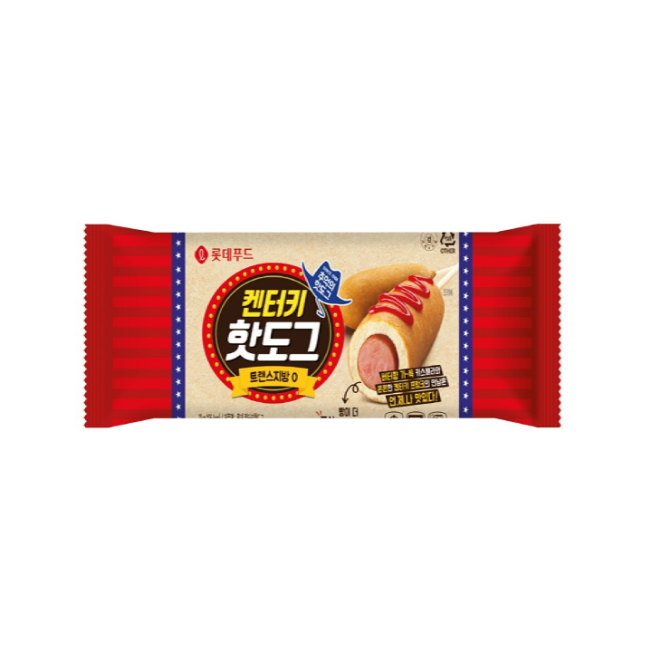동화 롯데햄 켄터키 핫도그 70g