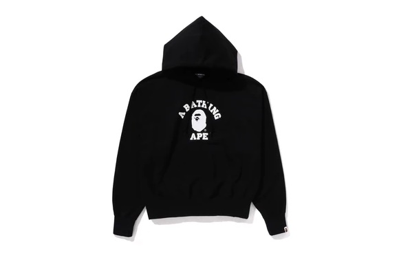 베이프 우먼즈 후드티 COLLEGE PULLOVER HOODIE 1K30-214-007