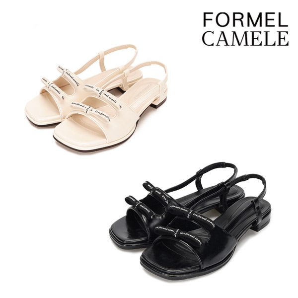포멜카멜레 포멜카멜레 쁘띠보우 플랫 샌들 FKS1F1SS036