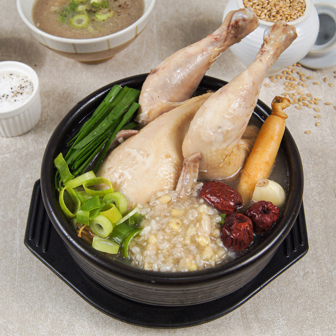 영양만점 능이버섯 삼계탕 오곡삼계탕 닭한마리 1kg