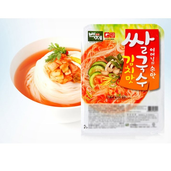 백제 백제 쌀국수 92g 김치맛 10개
