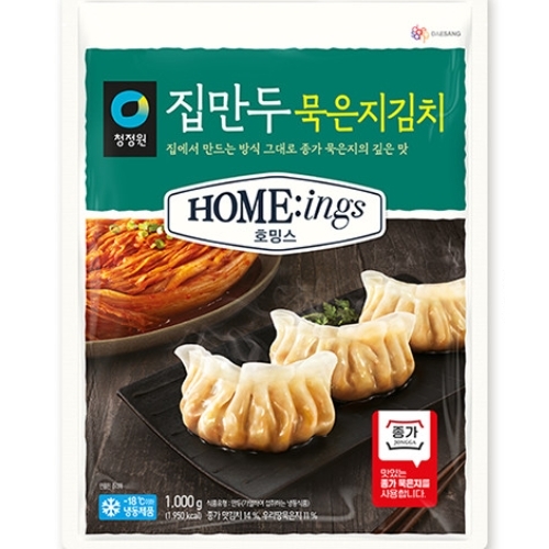 대상 청정원 호밍스 집만두 묵은지김치