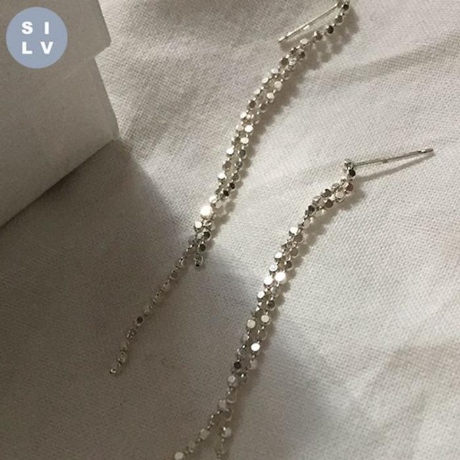 silver925 sparkle earring