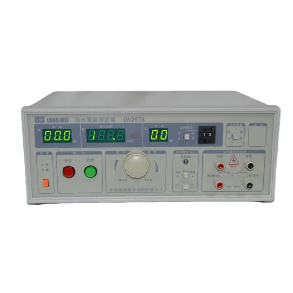 접지 저항 테스터 디지털 측정 장비 원격 232 제어 테스트 장비 AC5 30A 10V LW-2678