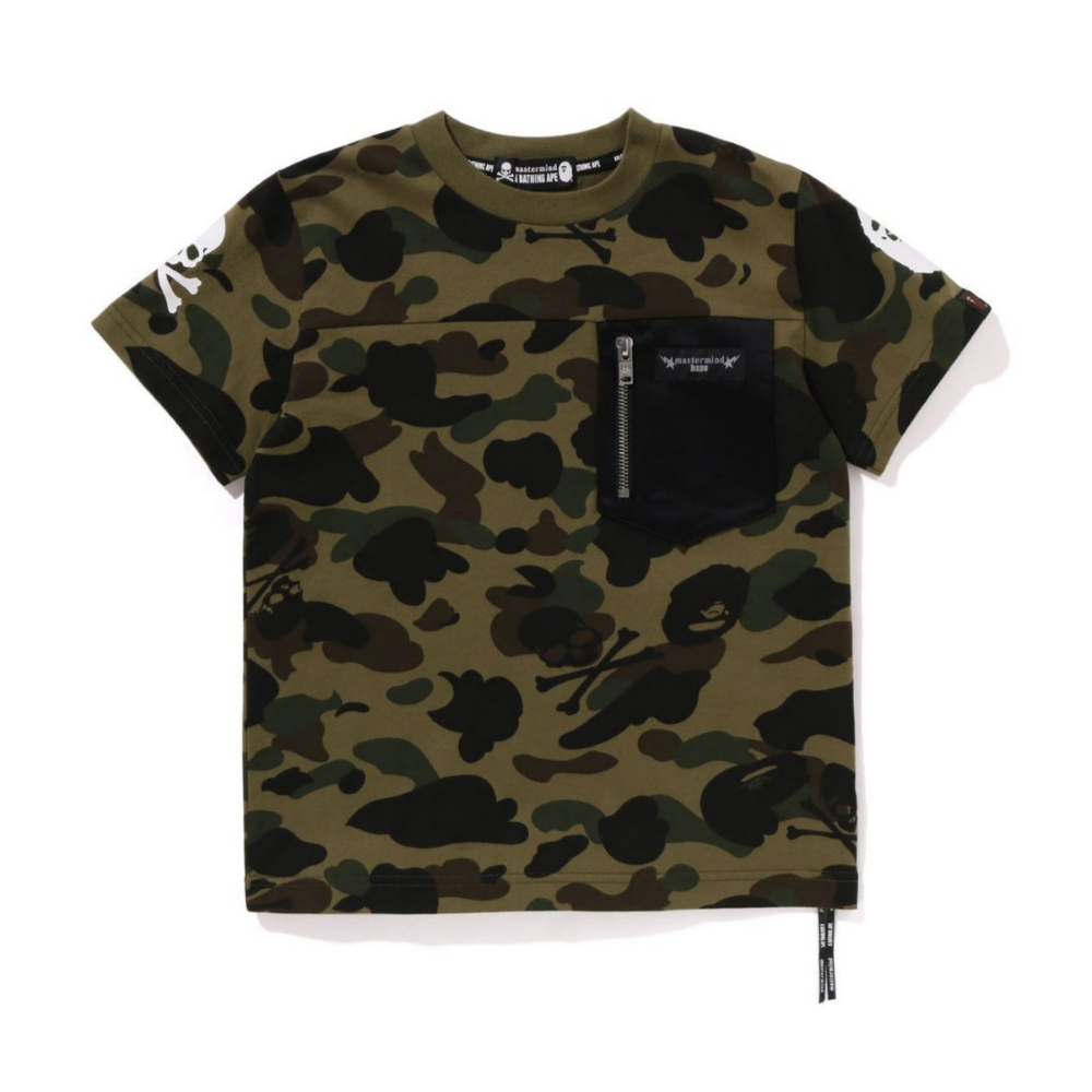 베이프 X 엠엠제이 키즈 반팔티 1ST CAMO POCKET 1K23-309-902