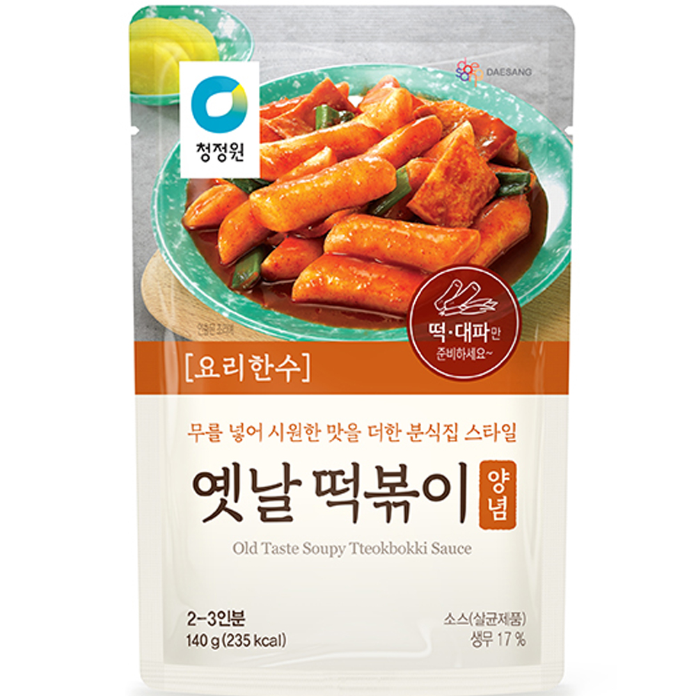 청정원 청정원 옛날 떡볶이 양념 1개 140g