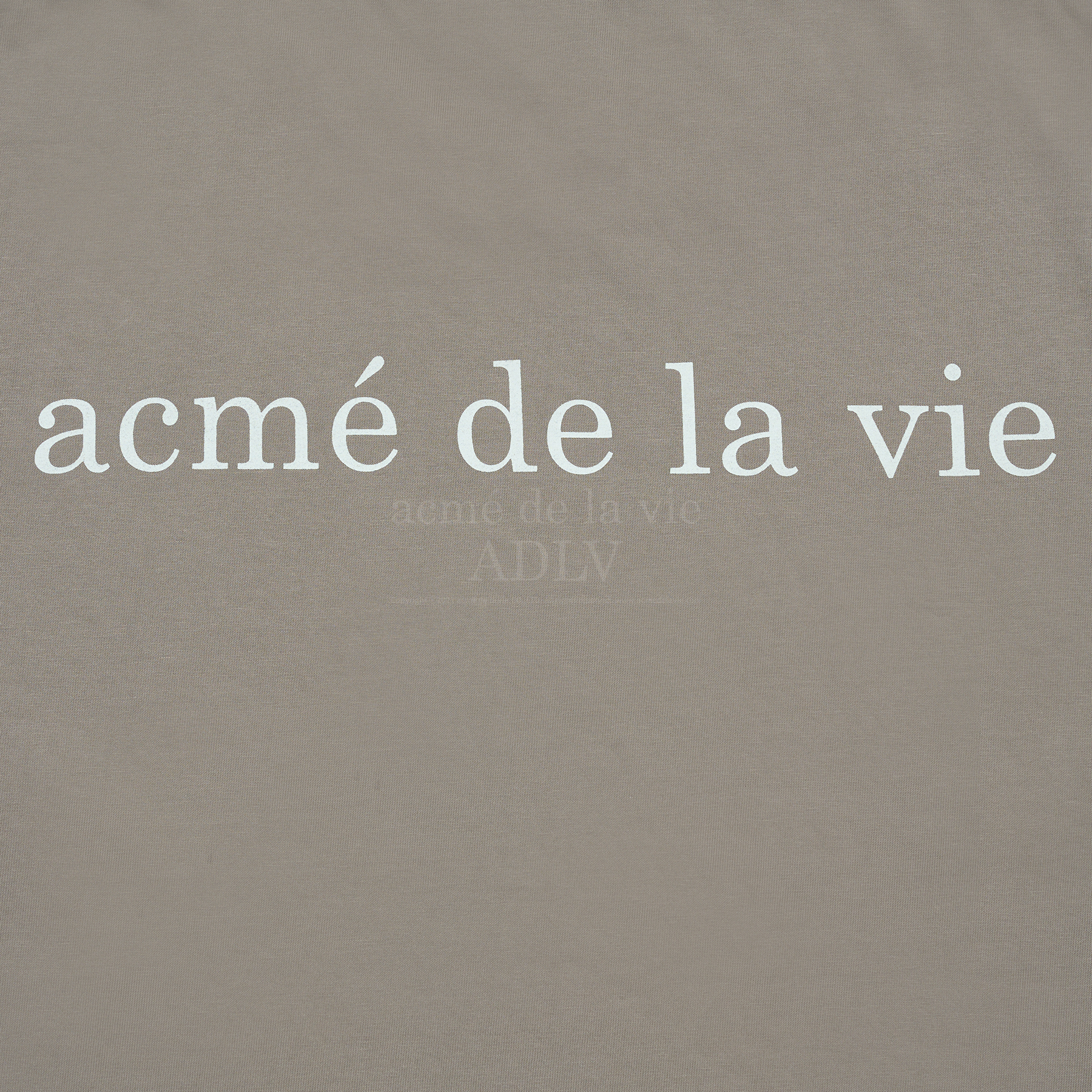 아크메드라비 남여공용 BASIC LOGO BIO WASHING SHORT SLEEVE T-SHIRT COCOA SSLBBW-CCA