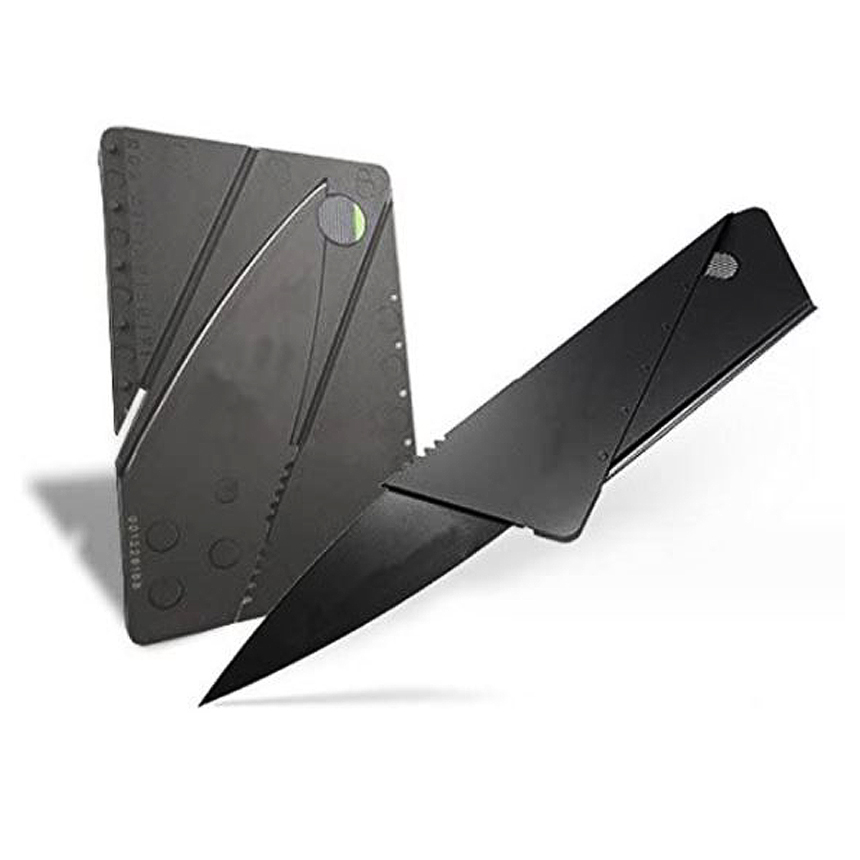 캠핑 휴대용 카드나이프 접이식 다용도 칼 블랙1P