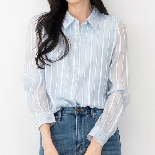 셔츠블라우스 여성 여자남방 겨울 캐쥬얼 가을