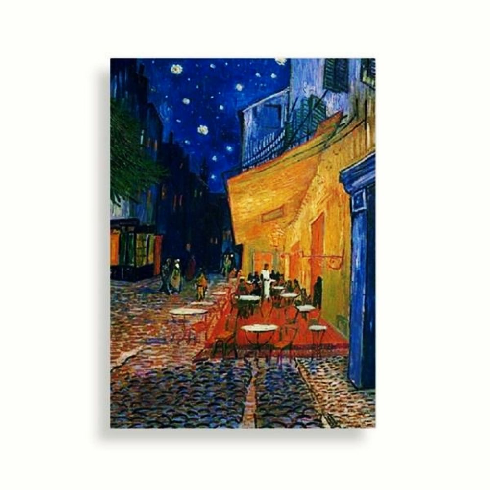 액자 밤의 반고흐 고흐 카페 반 테라스 그림