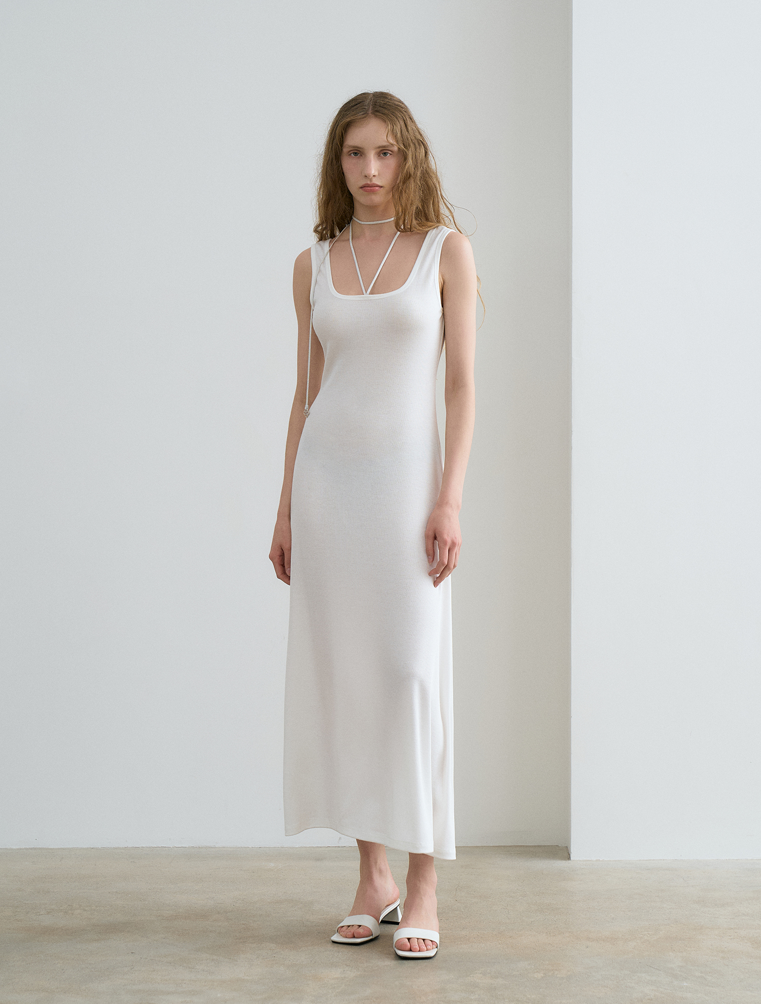 르네제이 르네제이 Jersey Sleeveless Dress