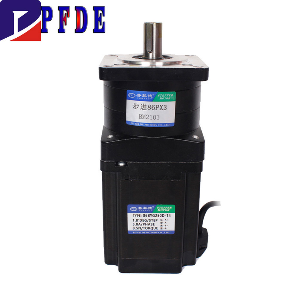 PX86 NEMA 감속기 0D 34 36 기어박스 토크 5N 스텝퍼 Nema34 비율 86BYG25