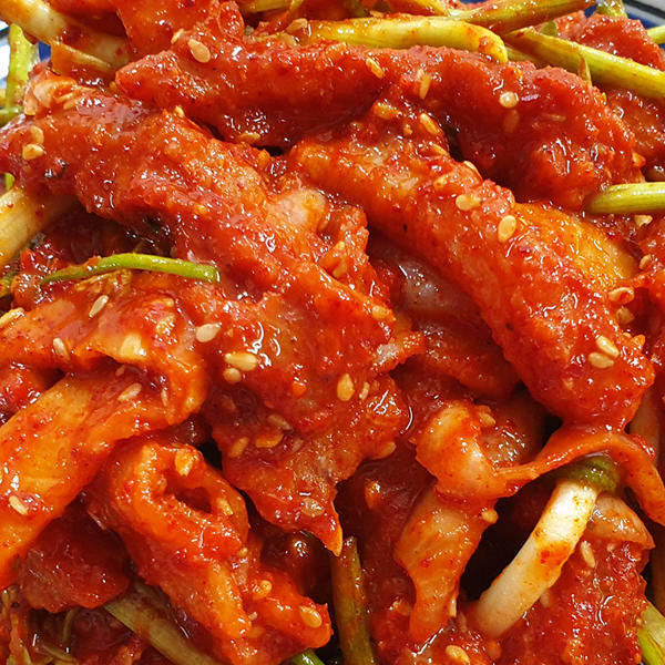 방송맛집 당일생산 새콤달콤 홍어무침 1kg 홍어회무침 수제반찬