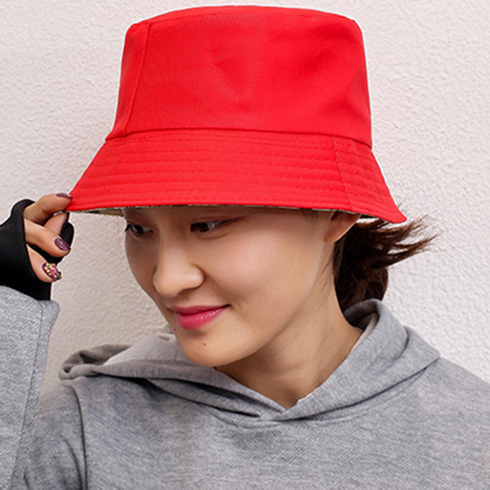 어부 모자 여행사 그룹 활동 라운드 모자 자수 햇빛가리개 자외선 대야 모자