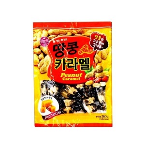 땅콩카라멜 280g 캔디 늘푸른식품 더식품 사탕 추잉