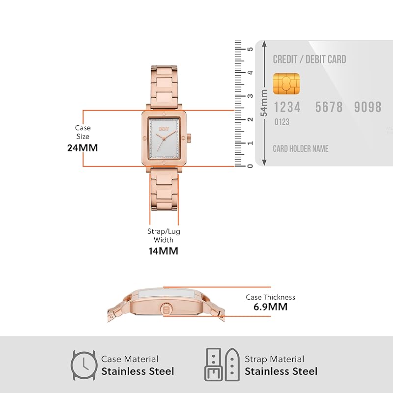 DKNY 디케이엔누와이 Watch City Rivet 여성 NY6663