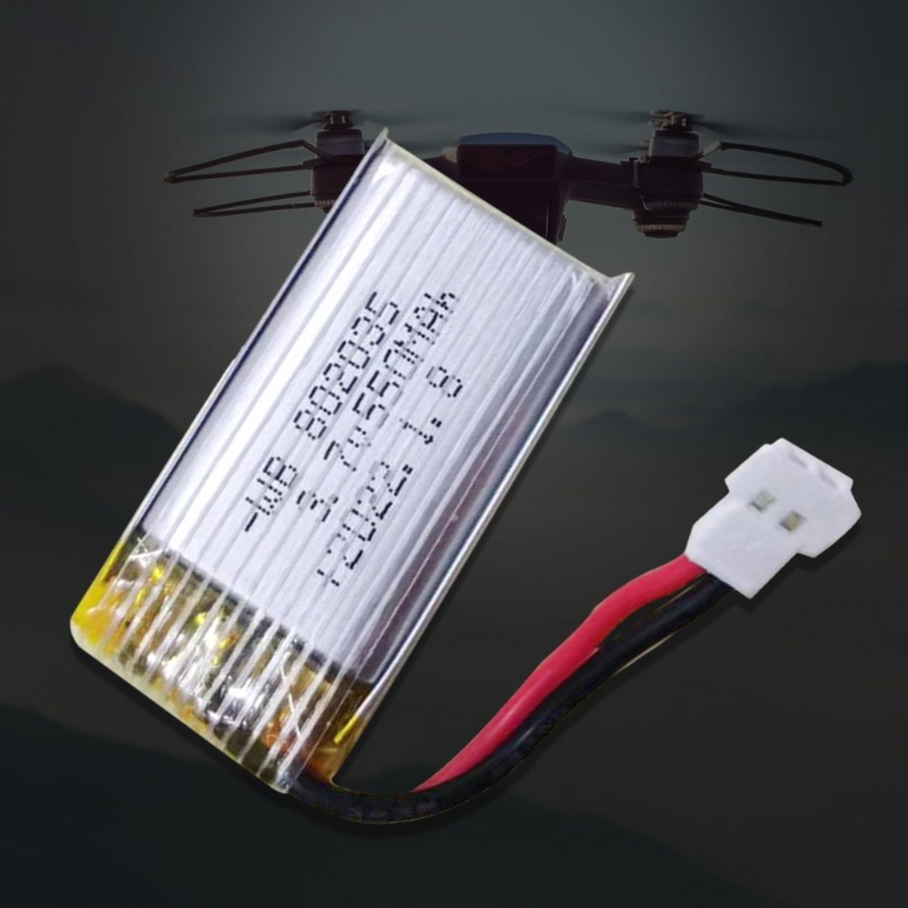 드론에 적합한 3 7V 550mAh 충전식 리튬 폴리머 배터리 802035