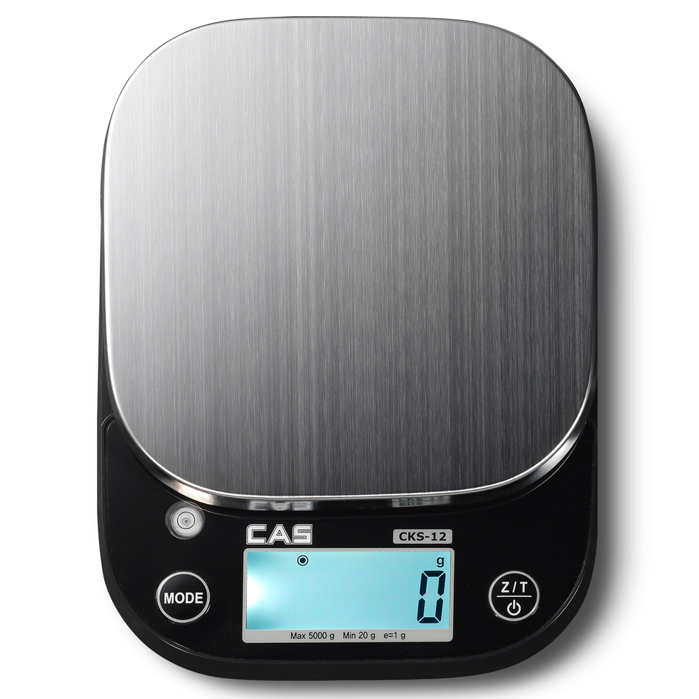 CAS CAS 카스 5kg 충전식 디지털 주방저울 전자저울 상업용저울 계량저울 요리저울 이유식 카페 CKS-12