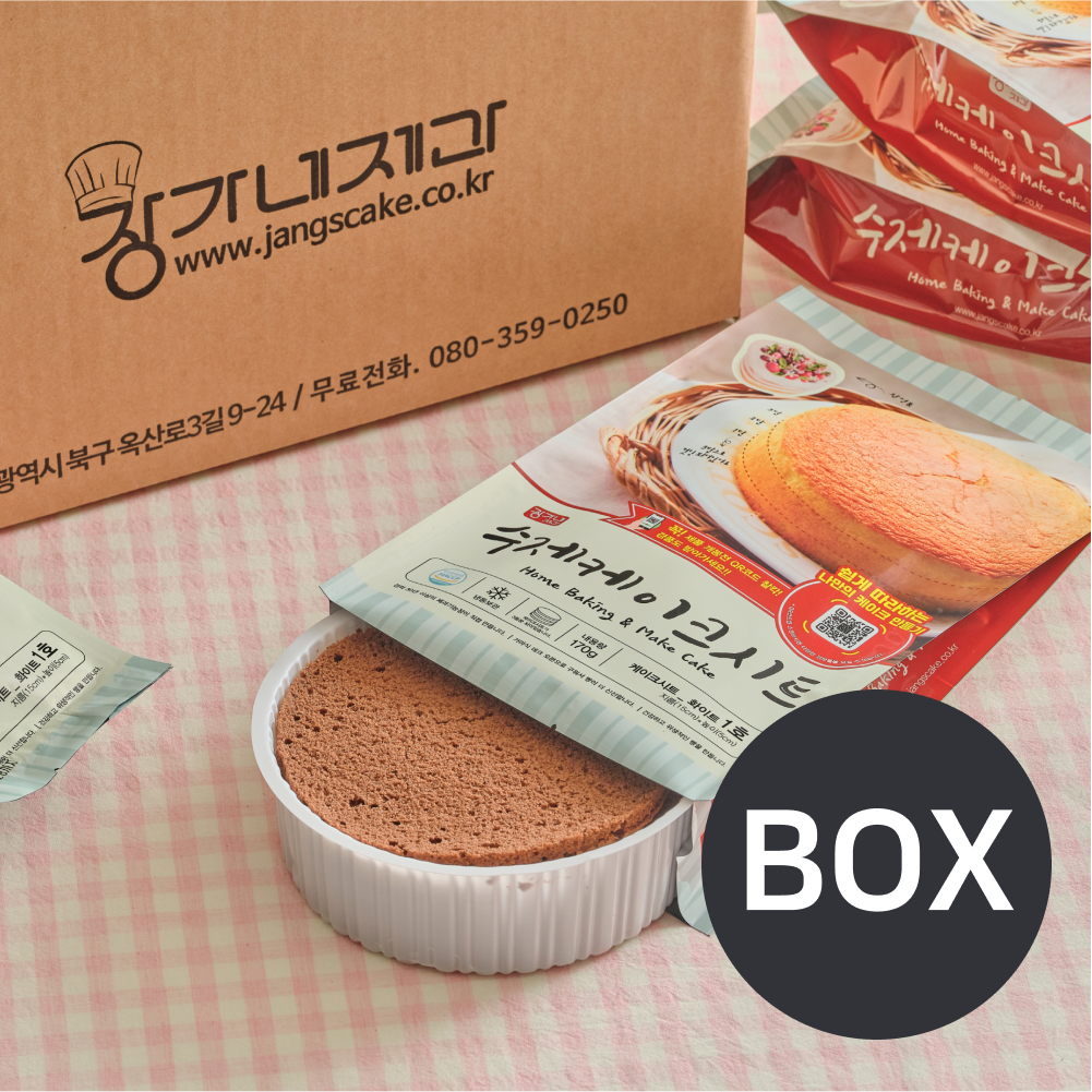 장가네제과 장가네제과 수제 초코 케이크시트 1호 1BOX