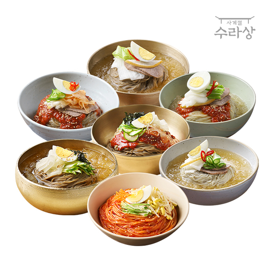 대성F&D 사계절 수라상 함흥냉면 메밀냉면 8인분 물 비빔