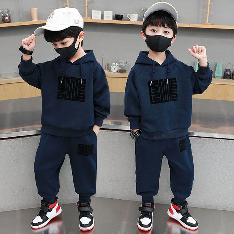 지애상사 남여공용 후드상하세트 운동복 트레이닝복 주니어 남아 등원룩 봄 가을 초등학생