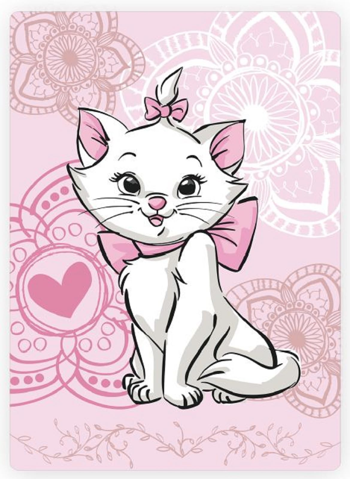 디즈니 ARISTOCATS 고양이 마리 귀여운 담요 100 X 140 CM