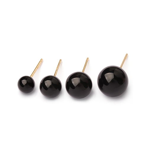 코알라주얼리 오닉스 귀걸이 한쪽 오닉스4mm 한쪽