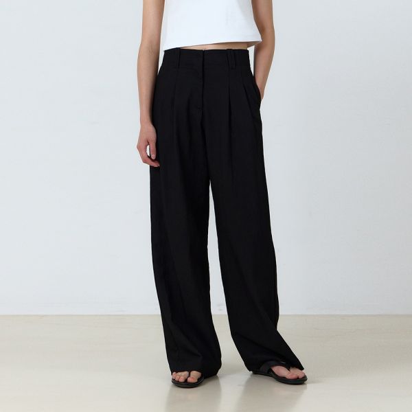 코어드 기장선택 Summer pintuck slacks long