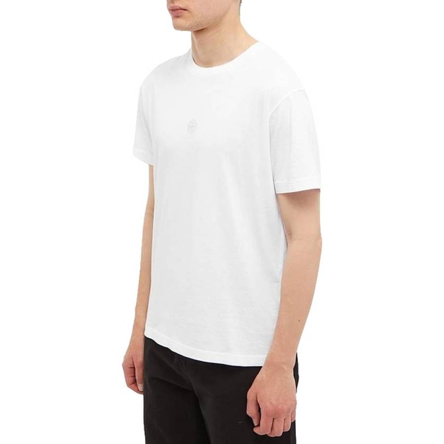 스톤아일랜드 STONE ISLAND 스톤아일랜드 프린팅 로고 반팔 티셔츠 V0001 77152NS86
