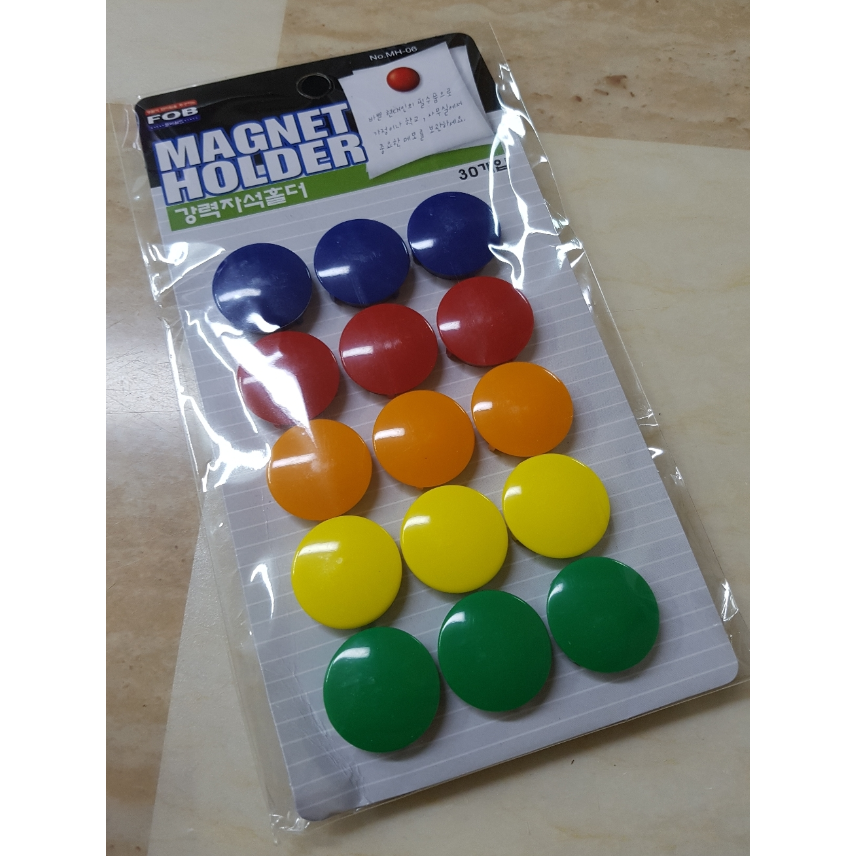 포비월드 강력자석홀더 MIX COLOR 1개 MH-06 01