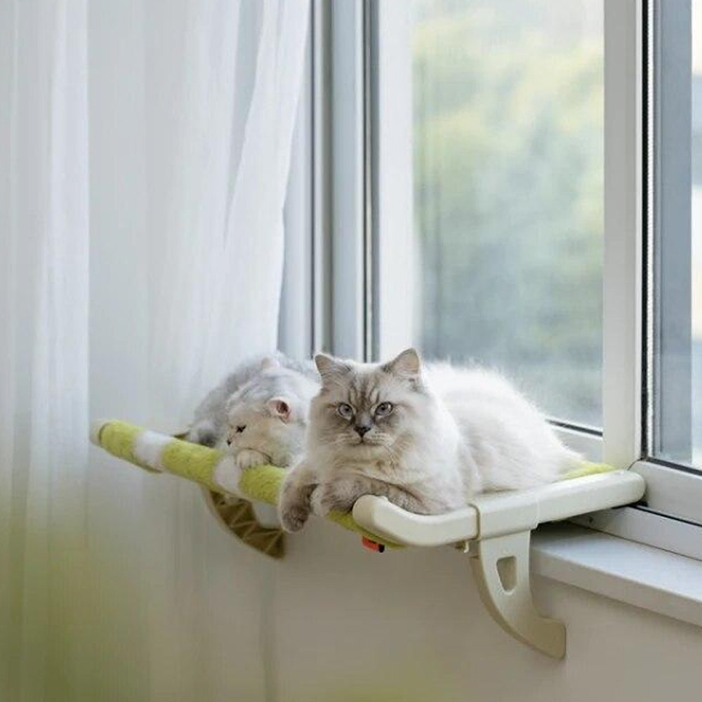 고양이 창틀 해먹 창문 거치 매트 캣 쿠션 침대