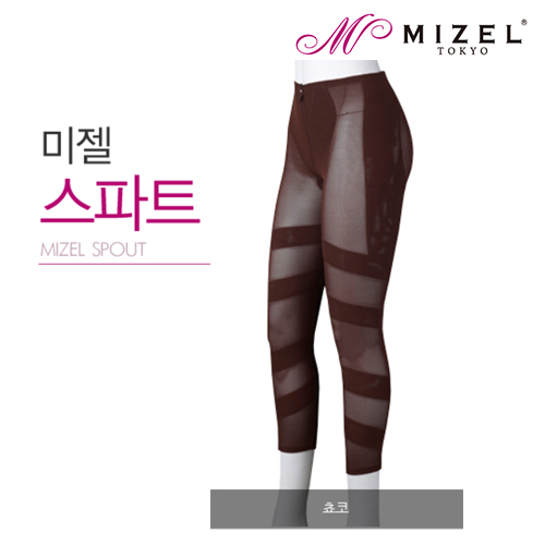 MIZEL 미젤기능성보정속옷 스팟트 스파트 쫄바지 레깅스 타이즈 몸매보정속옷 초코 90