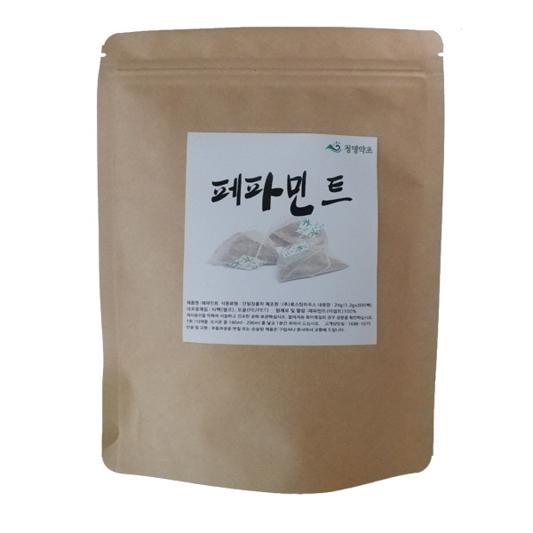 청명약초 페파민트차 20티백 1 2g 20개입 1개