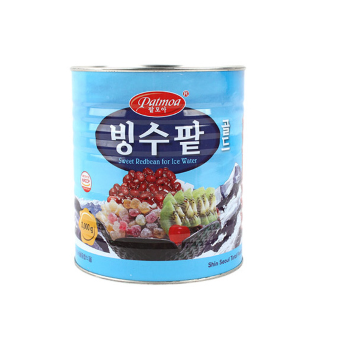 샤니 팥모아 팥모아 빙수팥 3kg 팥통조림 4개