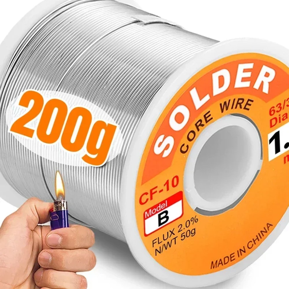 200 50G 저온 쉬운 용융 솔더 와이어 금속 구리 철 주석 합금 용접 납땜 코어 막대 바 도구