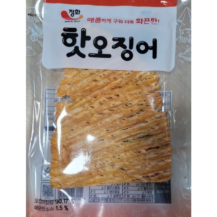 정화식품 정화식품 핫오징어 35g 2개