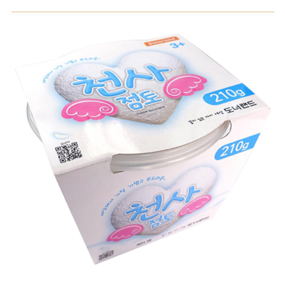 가벼운 점토 클레이 촉감놀이 재생 천사점토 흰색 210g DIY CE48512
