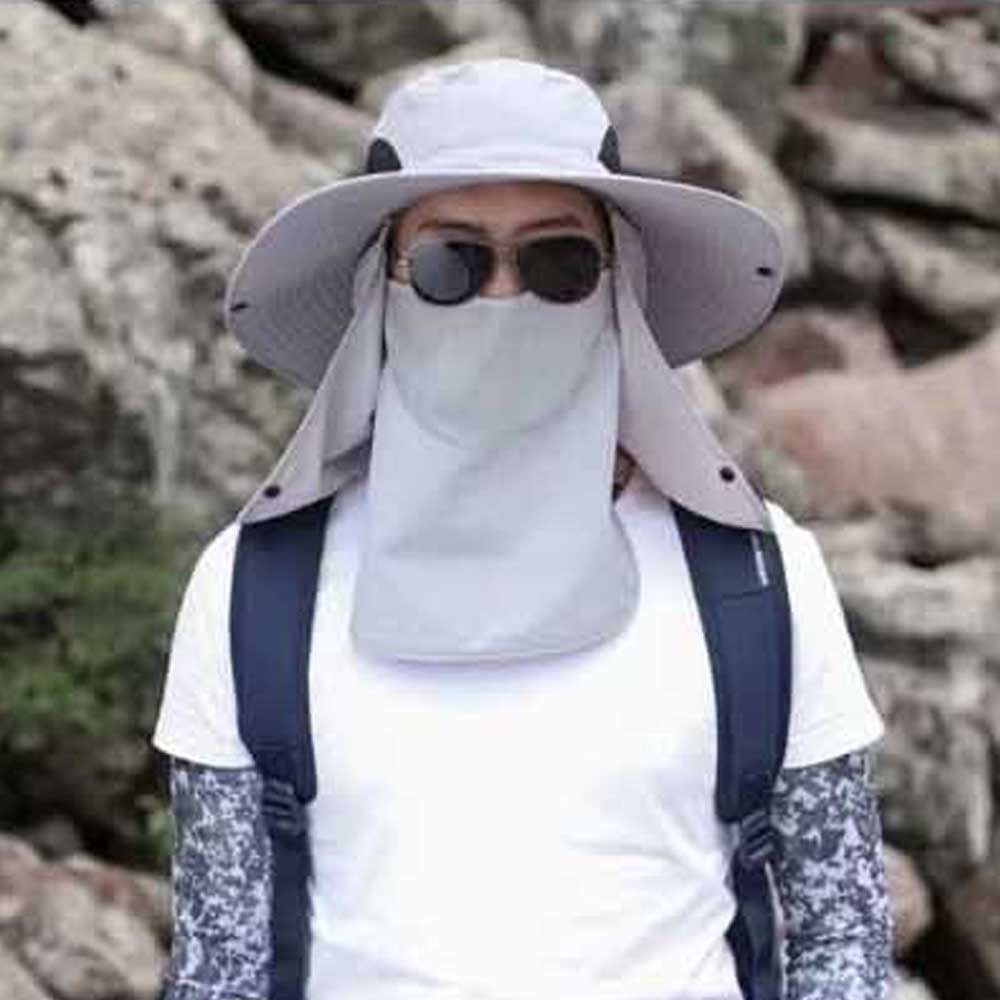 남자 여름 농사 일 작업 햇빛 가리개 사파리 모자