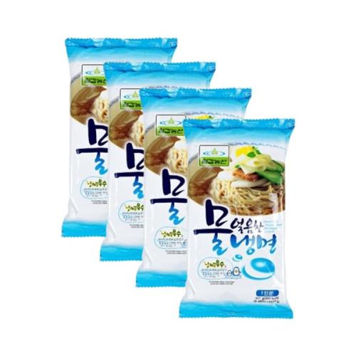 칠갑농산 유한회사 얼음찬 물냉면 341g x 4개 총 4인분