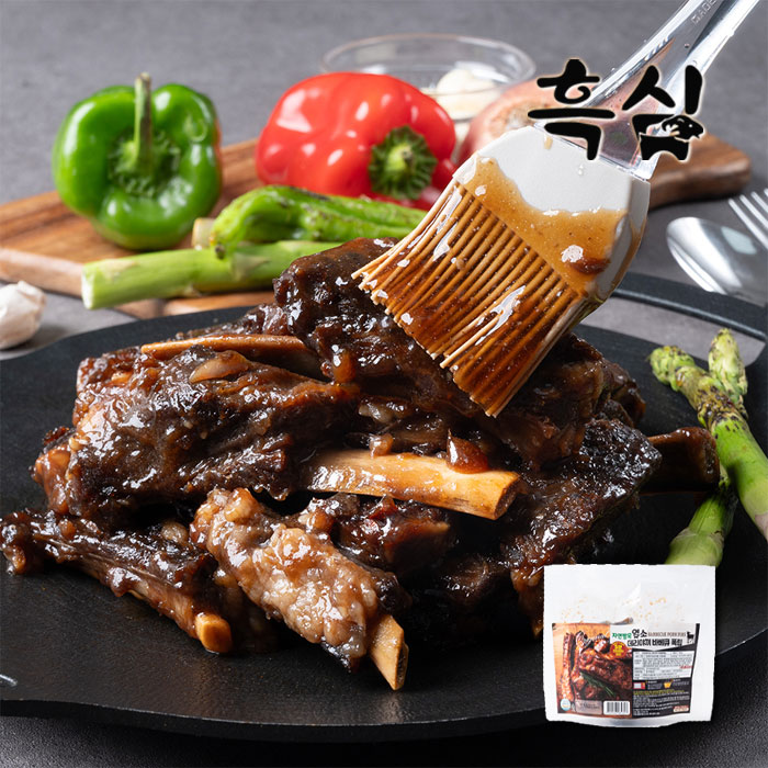 대길 정성담은 자연방목 염소 바베큐폭립 쪽갈비 1Kg 데리야끼맛