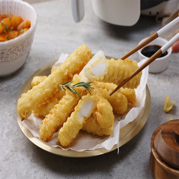 리치푸드씨스템 바삭쫄깃 롱 오징어튀김1kg 4봉묶음 분식 4개 1kg